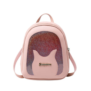 Mini Soft Leather Multi-Function Women Backpack