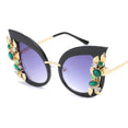 Luxury Cat Eye Diamond Sunglasses