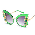 Luxury Cat Eye Diamond Sunglasses