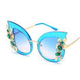 Luxury Cat Eye Diamond Sunglasses