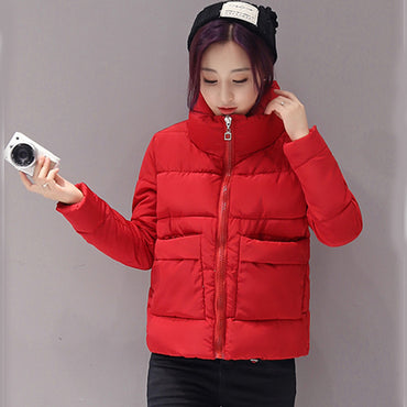 Thick Warm  Cotton padded Parkas Jacket