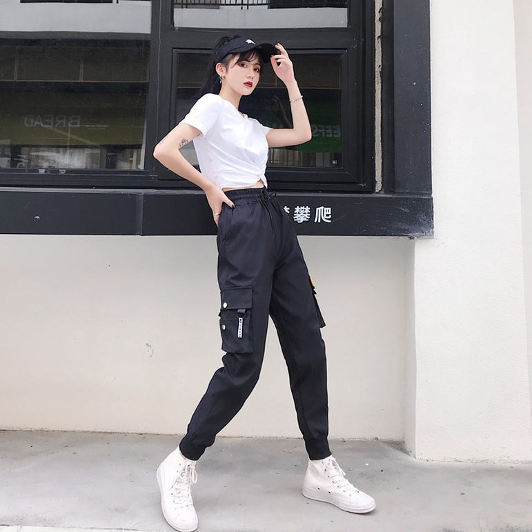 High Waist Pockets Cargo pants