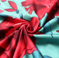 Casual Vintage Floral Print Patchwork Long Dress