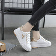 Casual Leather Platform Women Sneakers