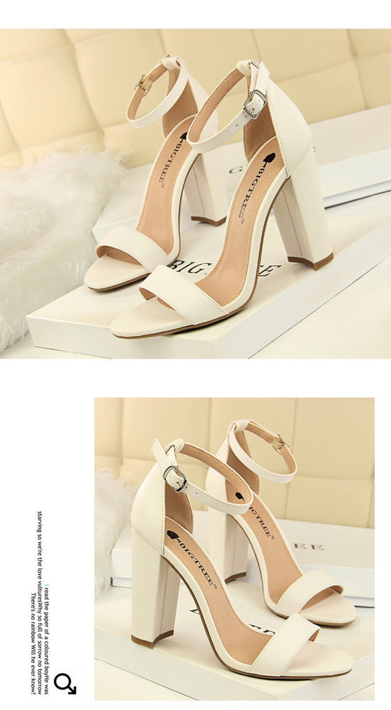 Open Toe Stiletto High Heels Pumps