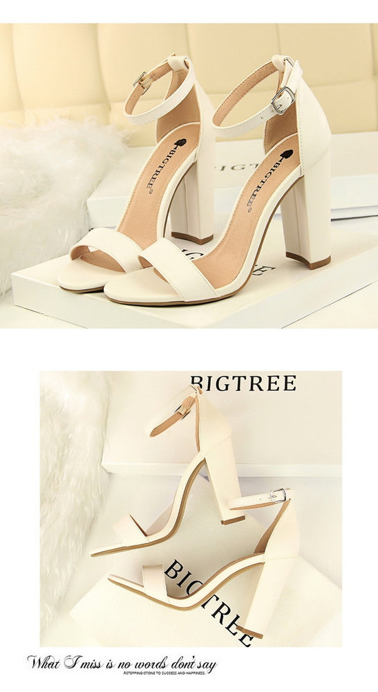 Open Toe Stiletto High Heels Pumps