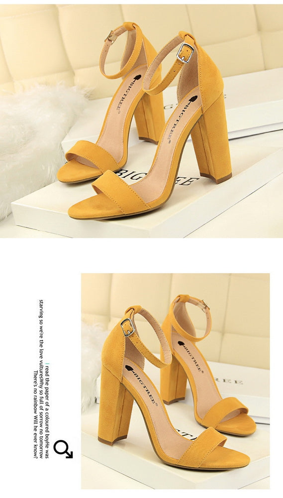 Open Toe Stiletto High Heels Pumps