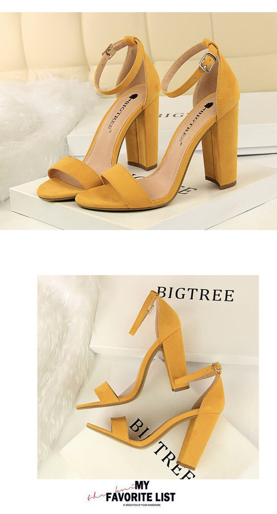 Open Toe Stiletto High Heels Pumps