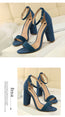 Open Toe Stiletto High Heels Pumps