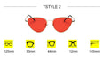 Cat Eye Retro Vintage Mirror Women Sun Glasses