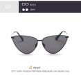 Cat Eye Retro Vintage Mirror Women Sun Glasses