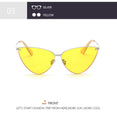 Cat Eye Retro Vintage Mirror Women Sun Glasses