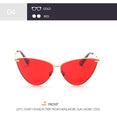 Cat Eye Retro Vintage Mirror Women Sun Glasses