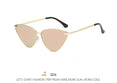 Cat Eye Retro Vintage Mirror Women Sun Glasses