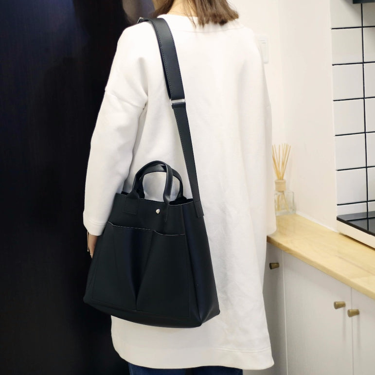 Leather Casual Big Tote Vintage Handbags