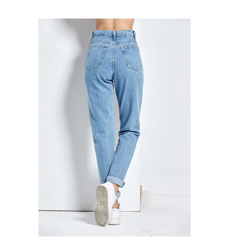 High Waist Harem Vintage Jeans Pants