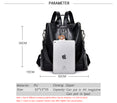 Leather Vintage Women Shoulder Mochila Backpack