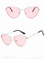 Metal Frame Vintage Cat Eye Sunglasses