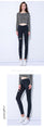 High Waist Skinny Denim Pencil Pants