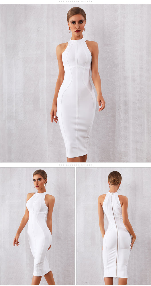 Elegant Sleeveless Bodycon Club Party Dress