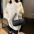 Casual Solid Shoulder Retro Alligator Pattern Women Messenger Handbags