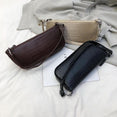 Casual Solid Shoulder Retro Alligator Pattern Women Messenger Handbags