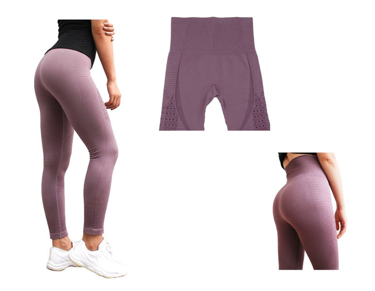 High Waisted Gym Shark Seamless Yoga Pants Leggings