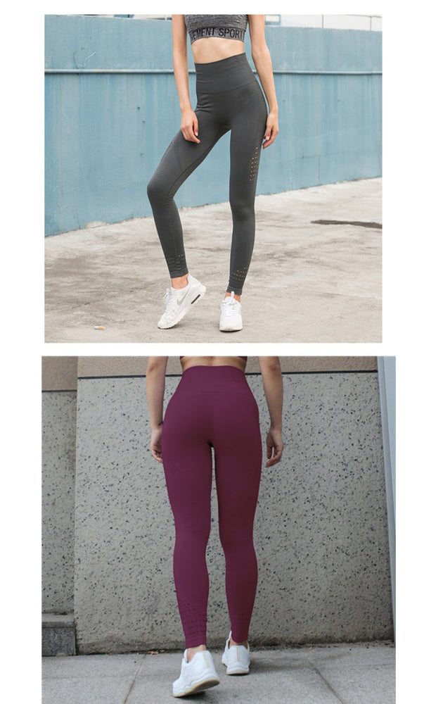 High Waisted Gym Shark Seamless Yoga Pants Leggings