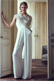 Chic Women Long Wide Leg Jumpsuit