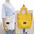 Canvas Vintage Zipper Flap Women Handbags