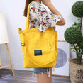 Canvas Vintage Zipper Flap Women Handbags