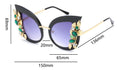 Luxury Cat Eye Diamond Sunglasses