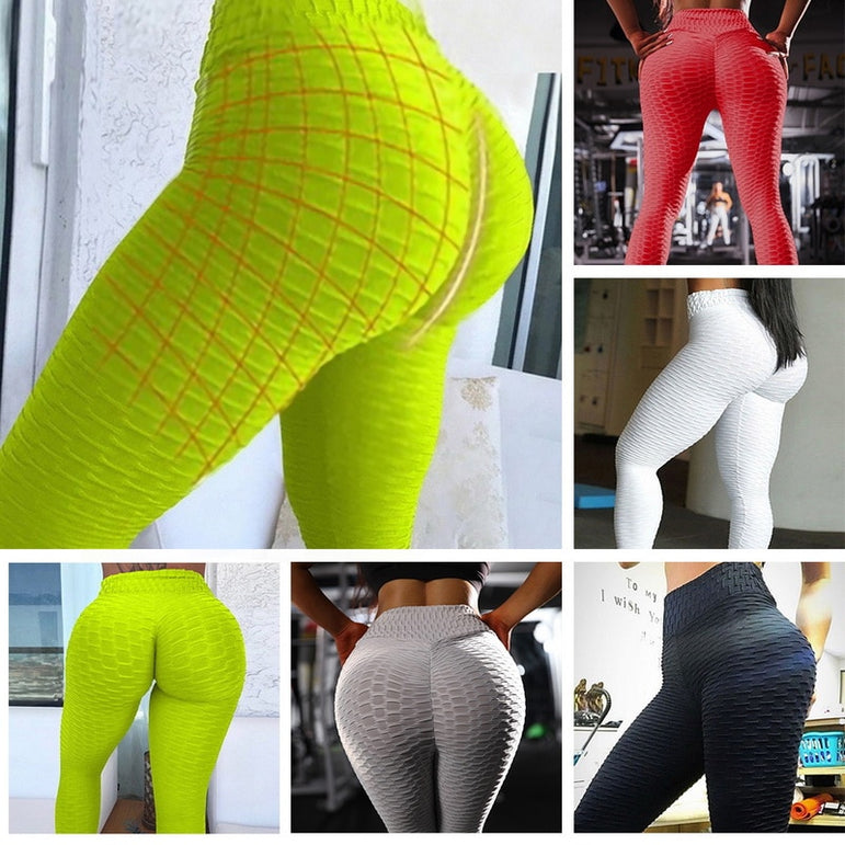 High Waist Pocket Push up Women Leggings