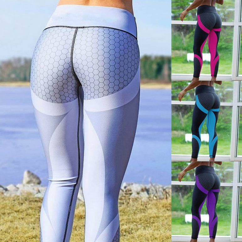 High Waist Pocket Push up Women Leggings