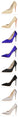 Elegant Metal Carved High Heels Women Pumps