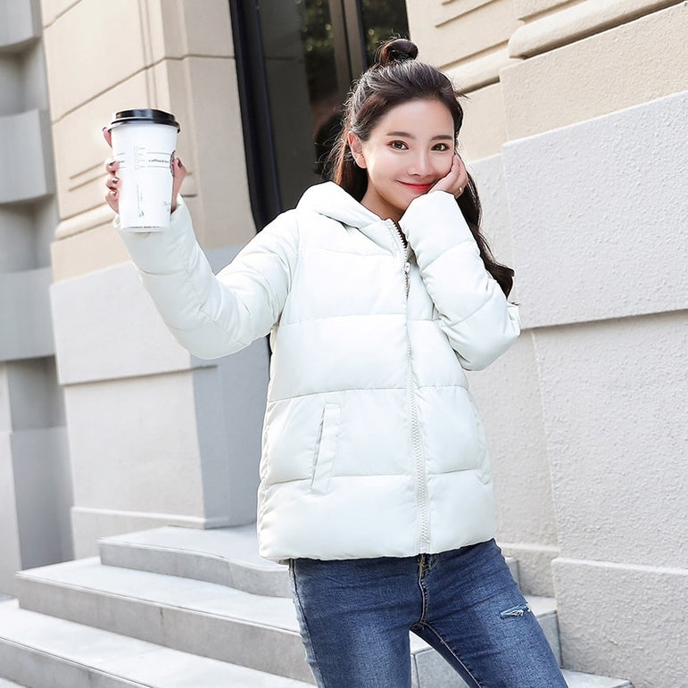 Thick Warm  Cotton padded Parkas Jacket