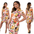 Floral Pencil Women Midi Dress