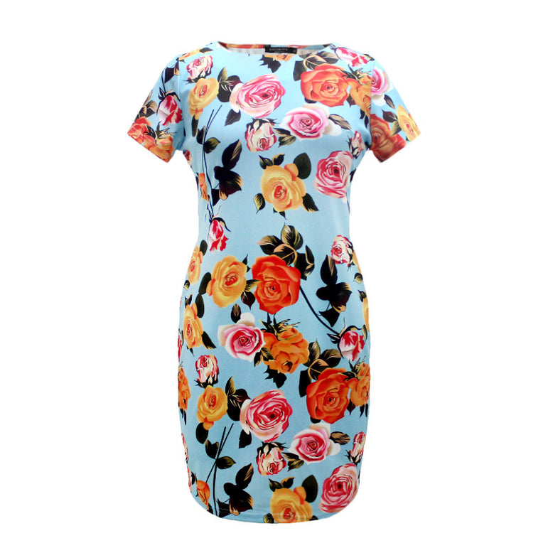 Floral Pencil Women Midi Dress