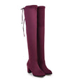 Over The Knee Square High Heel Women Boots