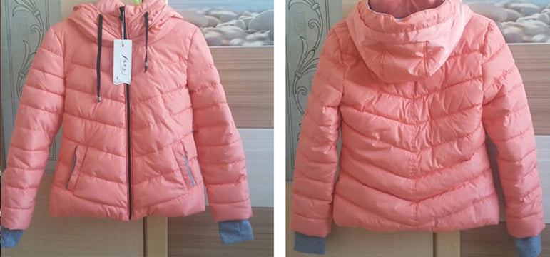 Short Cotton padded women Winter jacket