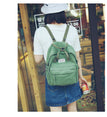 Casual Canvas Shoulder Women Backpack