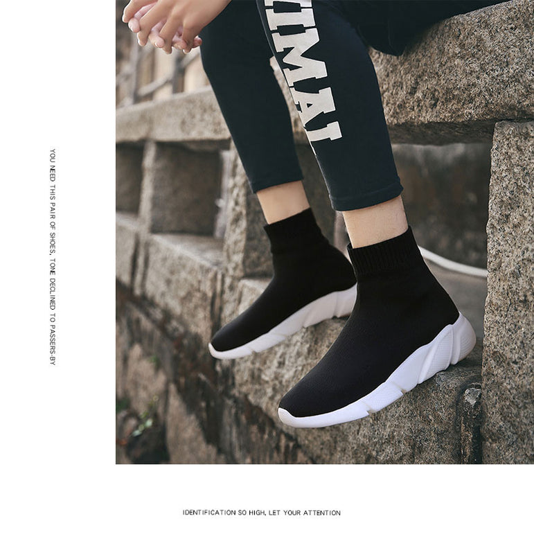 Casual Elasticity Breathable Ankle Boot Sneakers