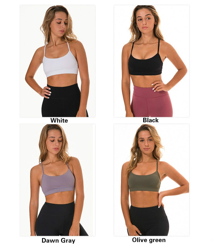 Push Up Anti Sweat Yoga Bra Crop Top