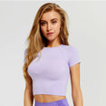 High Elastic Breathable Crop Top Yoga Shirts