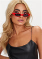 Retro Cat Eye Clear Lens Oval Sunglasses