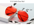 Luxury Pilot Silver Mirror Sunglasses