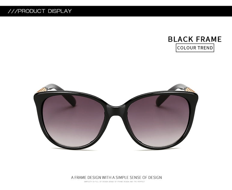 Luxury Vintage Women Cat Eye Sunglasses