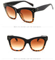 Leopard Vintage Cat Eye Sunglasses