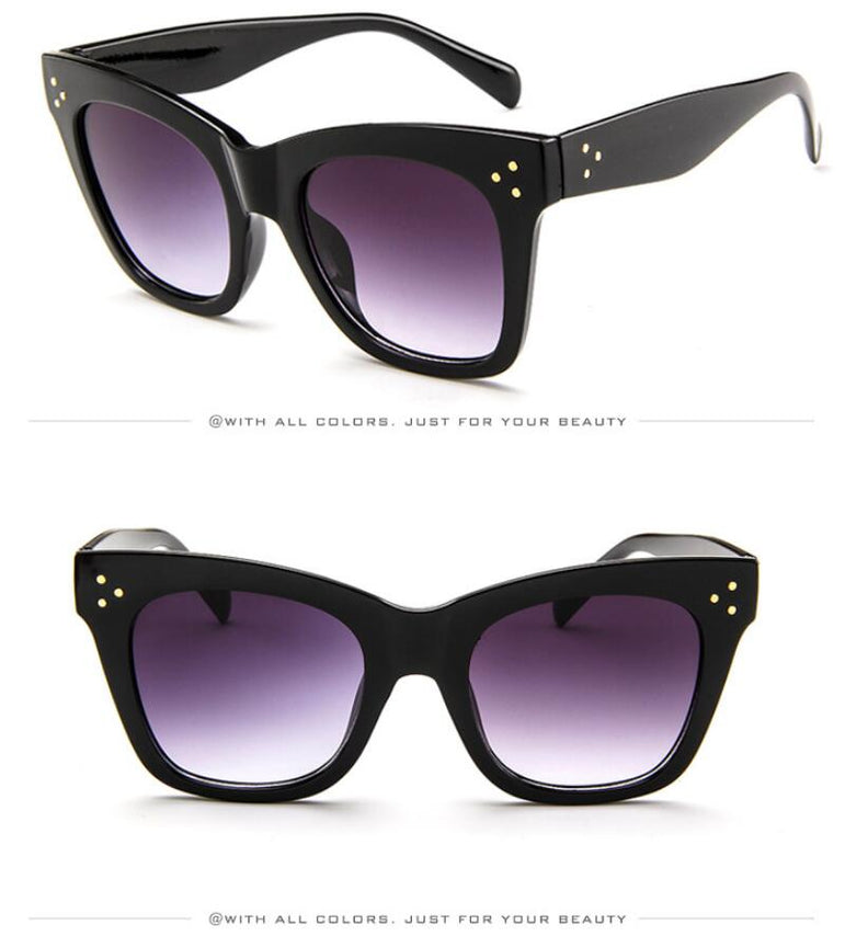 Leopard Vintage Cat Eye Sunglasses