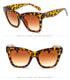 Leopard Vintage Cat Eye Sunglasses